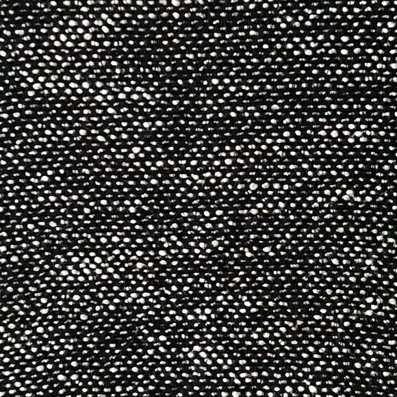 Theory Vendla Wool Blend Black & White Tweed Fringe Hem Lightweight Sweater - Picture 5 of 9